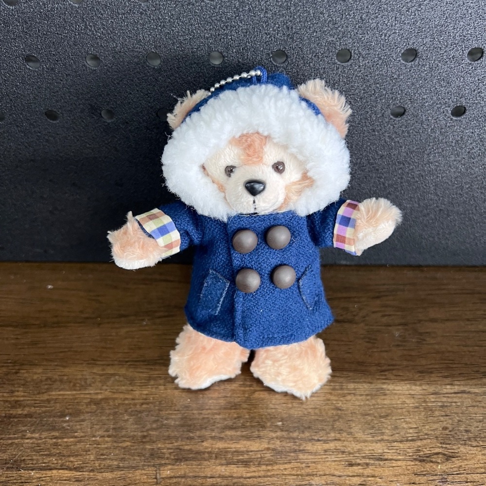 Duffy Plush Badge Duffle‎ Coat Winter Disney 2016 Pin 5.5"